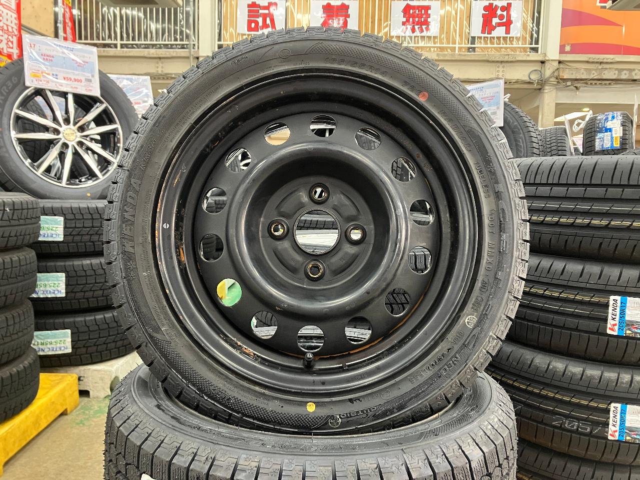 New tires included Unknown Manufacturer Steel wheel + KENDA KR36