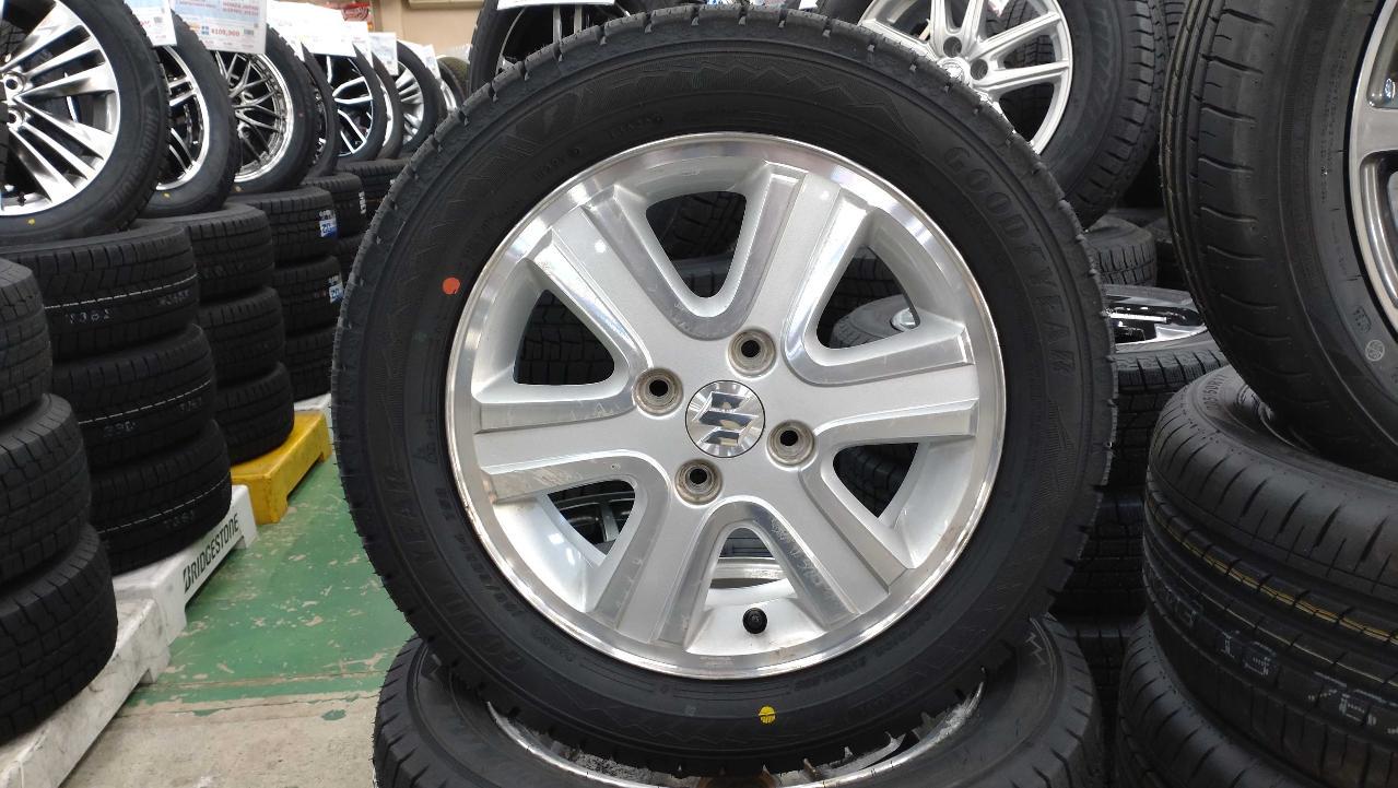 New winter tires included SUZUKI Every Wagon / 64 model Original wheel + GOODYEAR ICE NAVI Eight