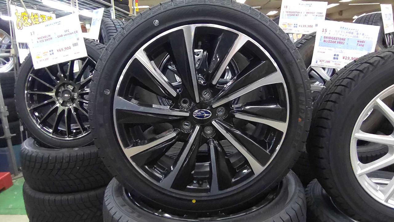 New winter tires Pleiades Levorg/VN type STI Sport EX Original wheel + KENDA KR36