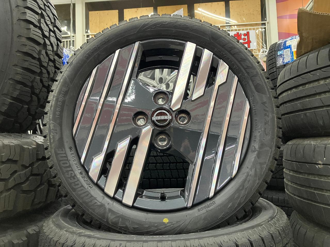 New winter tires included Nissan Sakura/B6AW Original wheel + BRIDGESTONE BLIZZAK VRX3