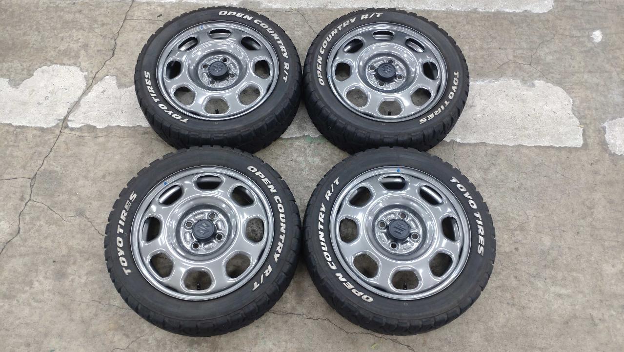 SUZUKI Hustler genuine steel wheel + TOYO OPEN COUNTRY R / T