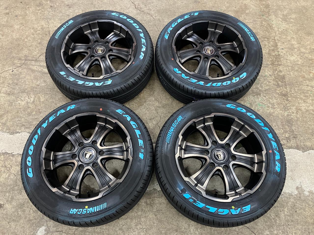 New tires included CRIMSON BARBERO W-DEEPS + GOODYEAR EAGLE♯1 NASCAR PLUS