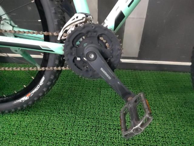 【わけあり現状販売】BIANCHI KUMA 27.3 2018年頃 27.5インチ 3x8s アルミMTB チェレステ サイズ:43cm  ※要メンテナンス