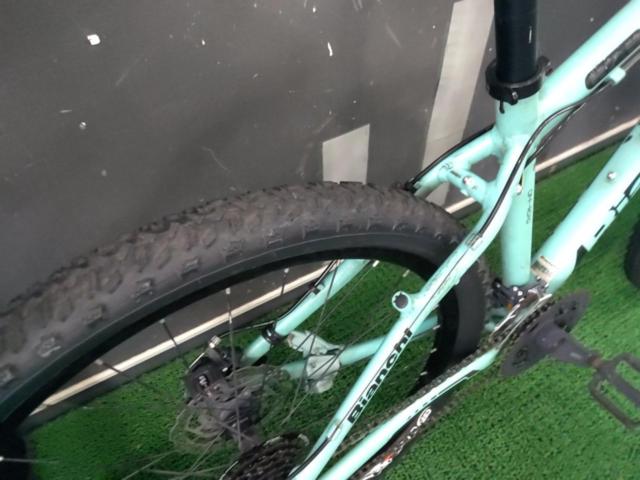 【わけあり現状販売】BIANCHI KUMA 27.3 2018年頃 27.5インチ 3x8s アルミMTB チェレステ サイズ:43cm  ※要メンテナンス