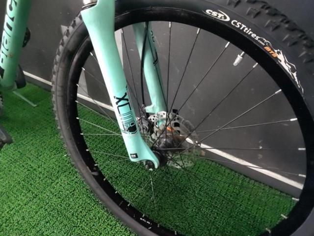 【わけあり現状販売】BIANCHI KUMA 27.3 2018年頃 27.5インチ 3x8s アルミMTB チェレステ サイズ:43cm  ※要メンテナンス