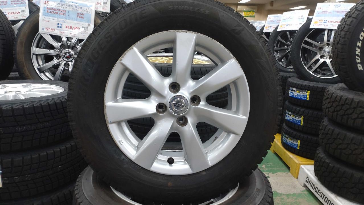 Nissan Notes / E12 Original wheel + BRIDGESTONE BLIZZAK VRX2