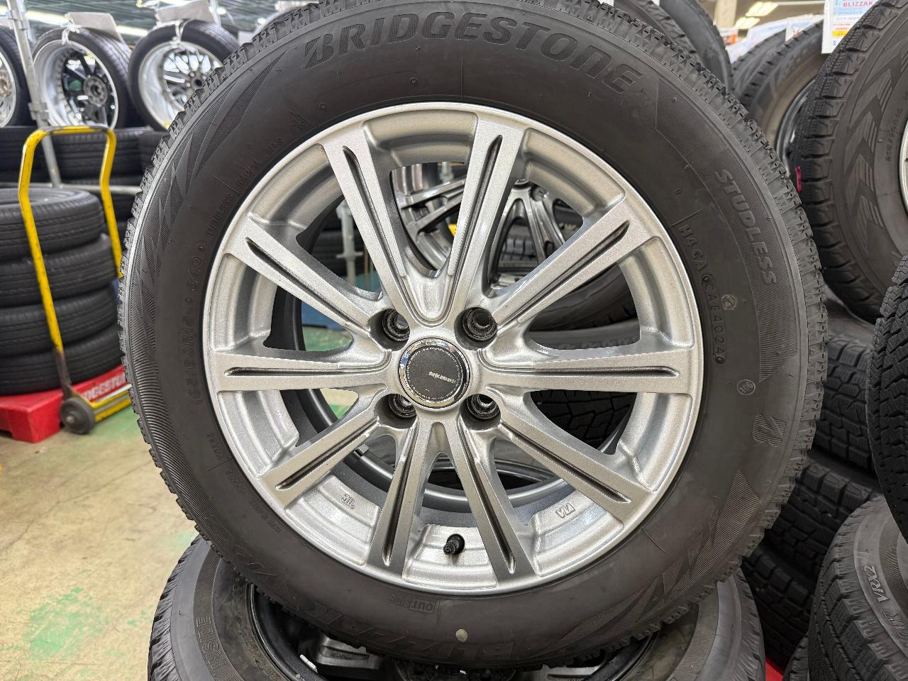 YOKOHAMA MILLOUS Spoke wheels + BRIDGESTONE BLIZZAK VRX2