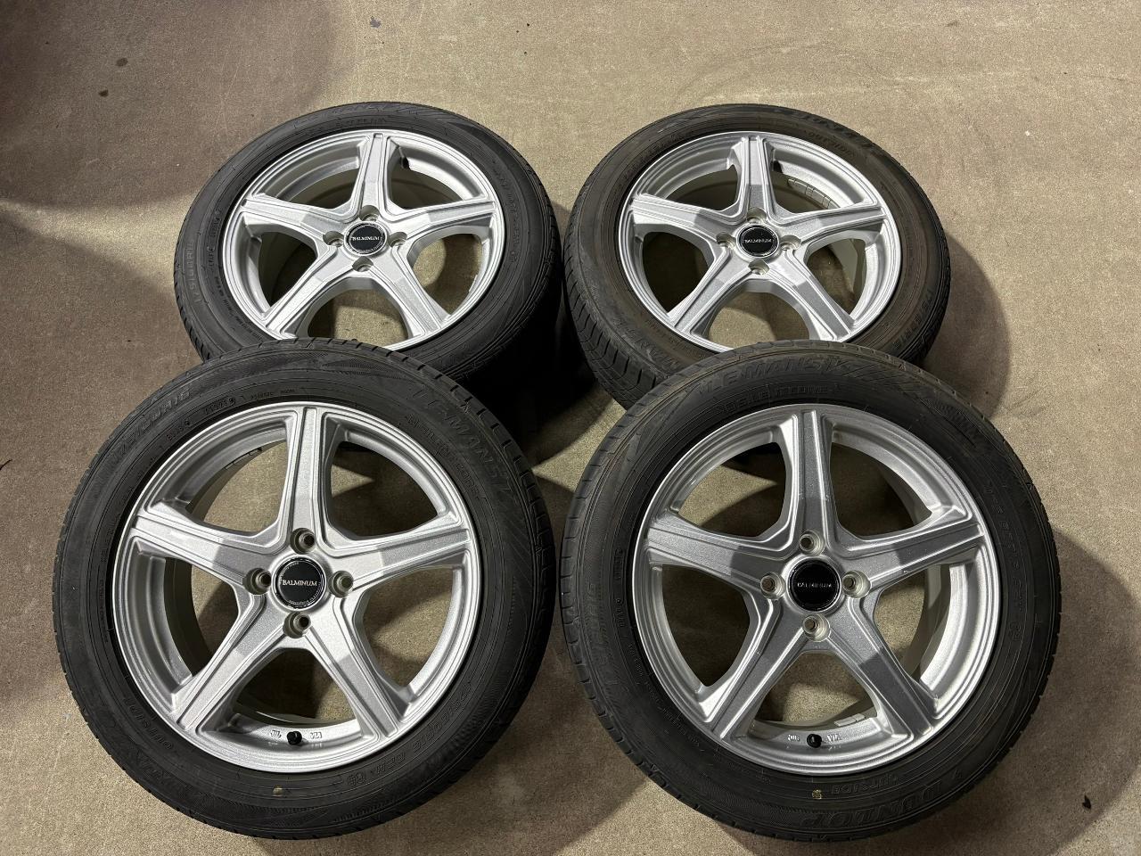 BRIDGESTONE BALMINUM VR5 + DUNLOP LE MANS V