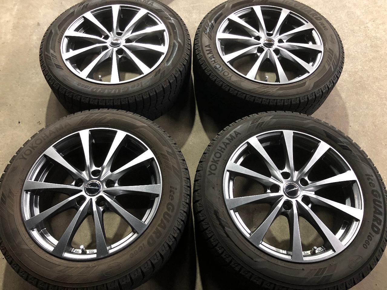 HOT STUFF Exceeder Spoke wheels + YOKOHAMA iceGUARD iG60