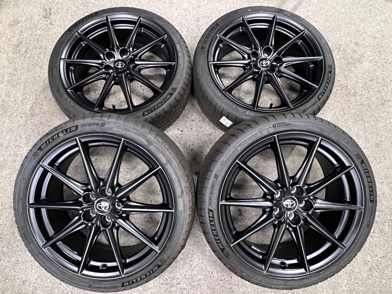 Toyota GR86 / ZN8 RZ grade Original wheel + MICHELIN PILOT SPORT Four