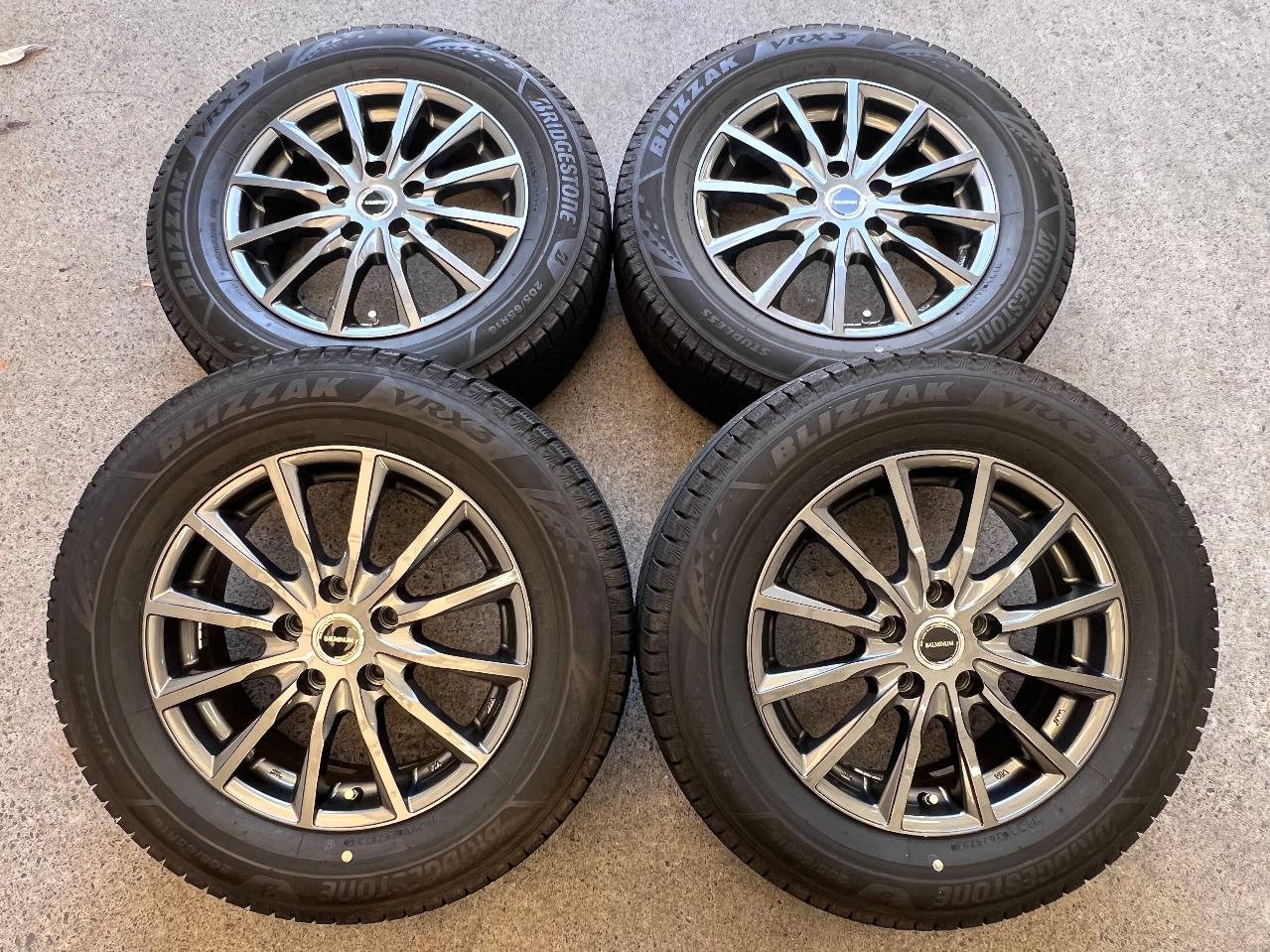 BRIDGESTONE BALMINUM AR12 + BRIDGESTONE BLIZZAK VRX3