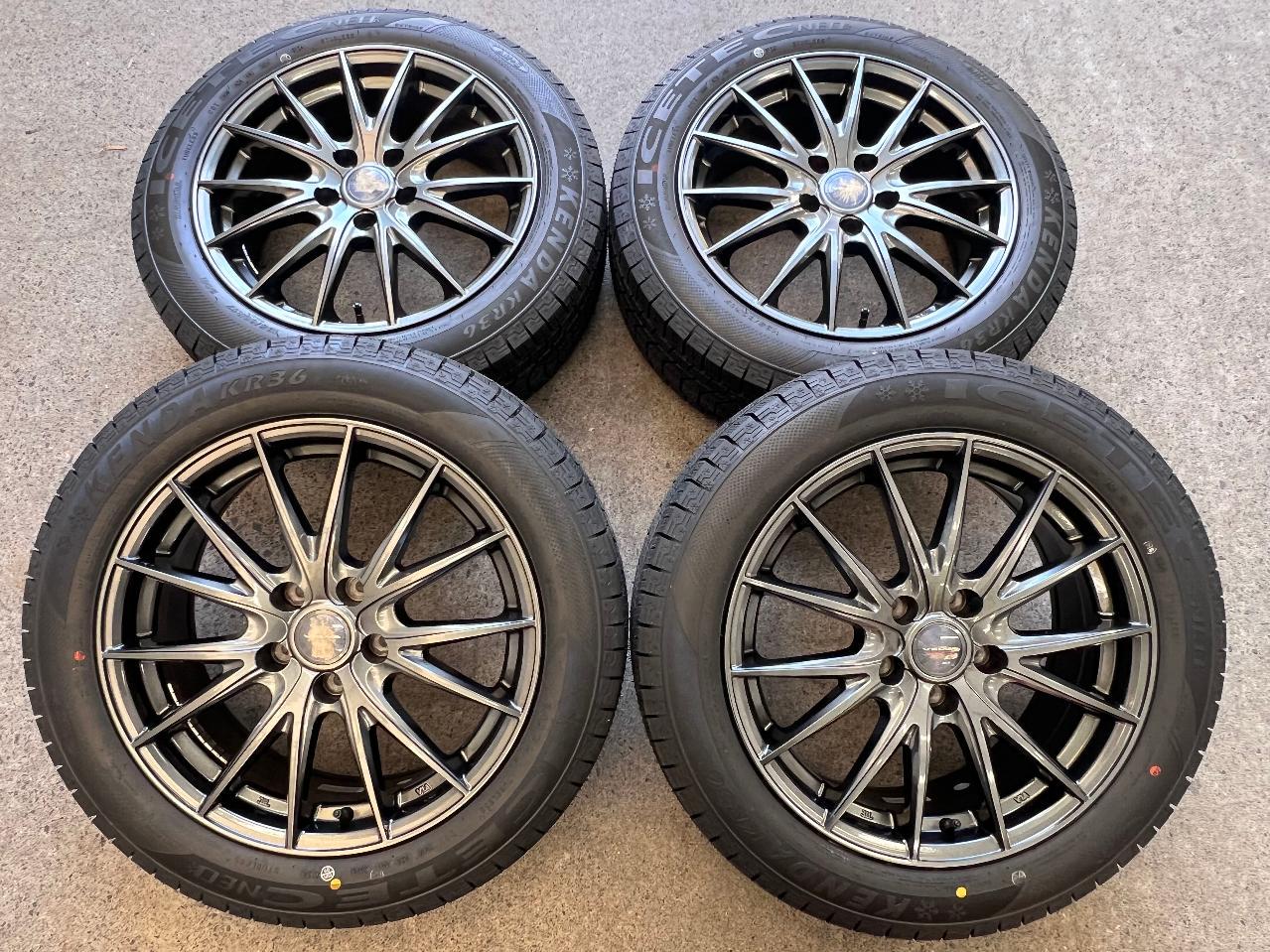 Weds with brand new studded tires VELVA SPORTZ + KENDA ICETECH NEO KR36
