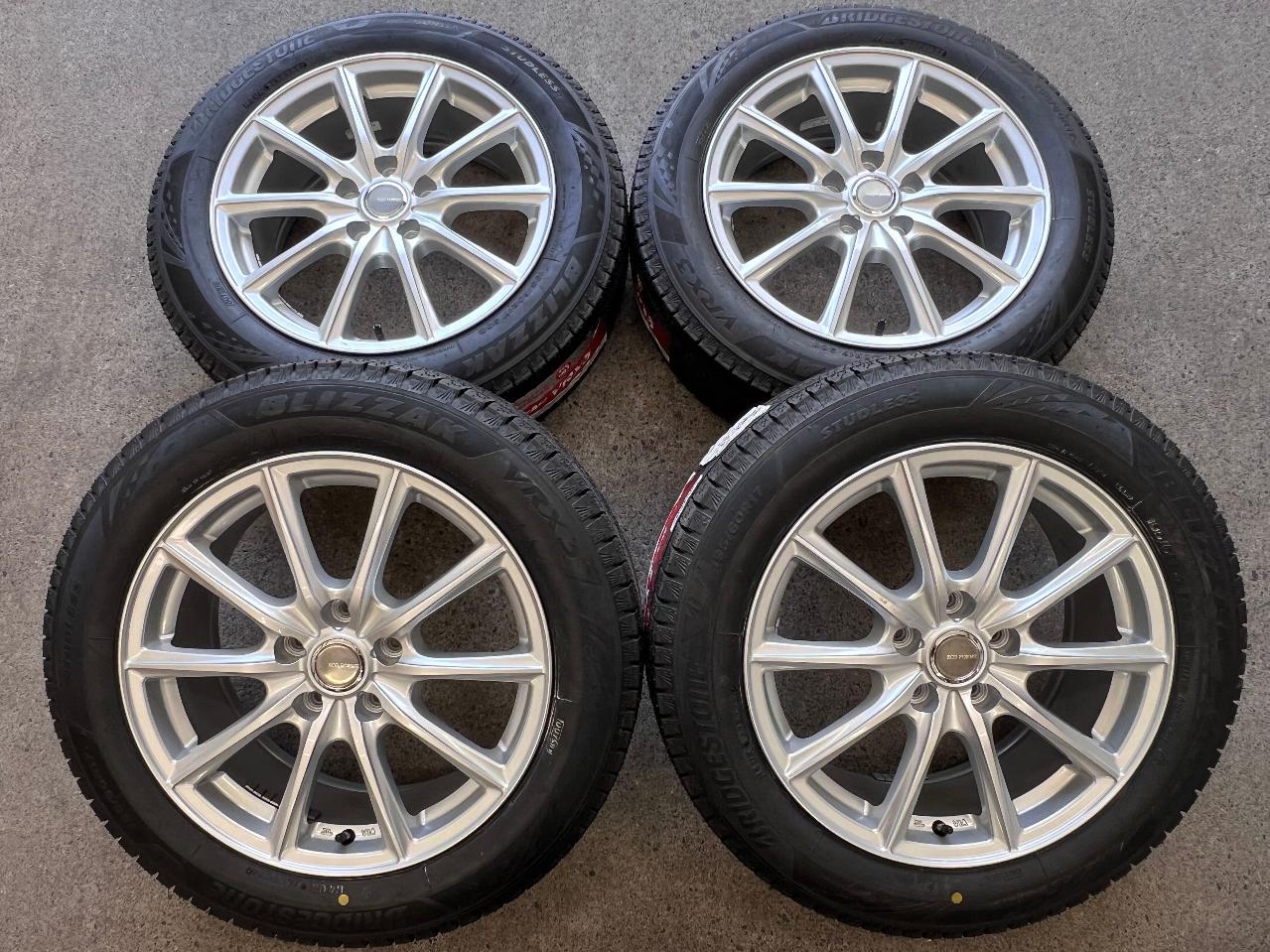 Brand new, special price, includes domestically produced studless tires! Current Prius size, BRIDGESTONE ECO FORME SE-15 + BRIDGESTONE BLIZZAK VRX3