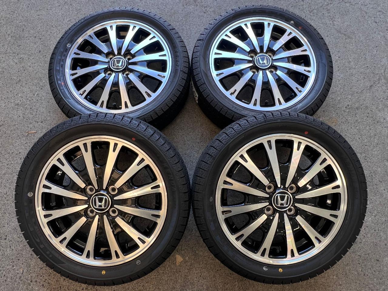 Honda with new studless tires N-BOX Custom / JF1 Genuine Wheel + KENDA ICETECH NEO KR36