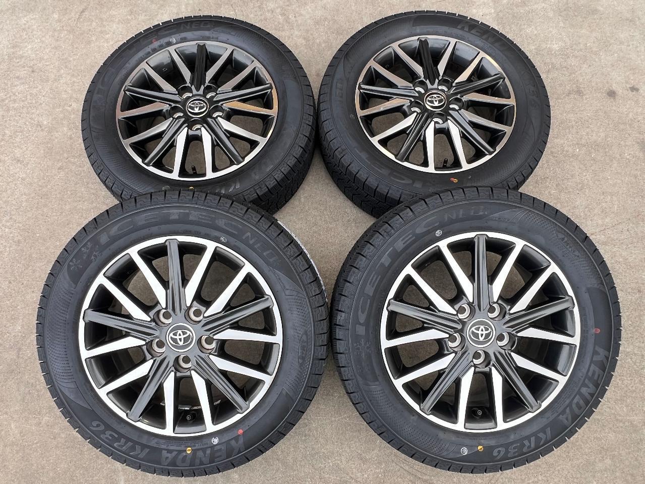 Toyota with new studless tires VOXY / 80 system ZS Previous term original wheel + KENDA ICETECH NEO KR36