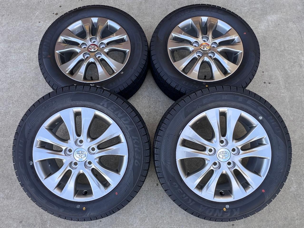 Toyota with new studless tires Original wheel Voxy / 70 system Glitter + KENDA ICETECH NEO KR36