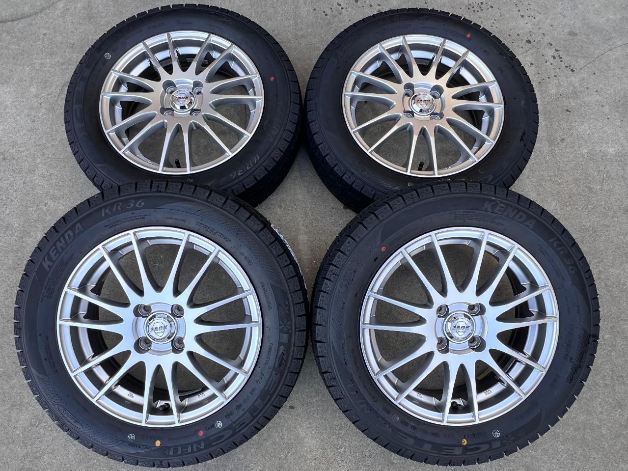 Brand new studless tires included!!! JAPAN SANYO JP-104 + KENDA ICETECH NEO KR36