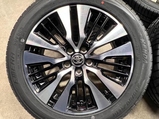 ☆新品タイヤ付き☆トヨタ 30系アルファード後期 切削光輝純正ホイール + KENDA EMERA SUV KR605