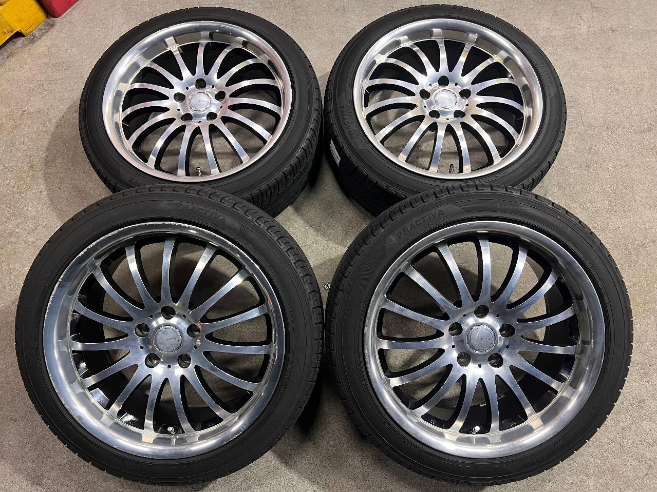 REPENTE マルチスポークホイール + YellowHat PRACTIVA