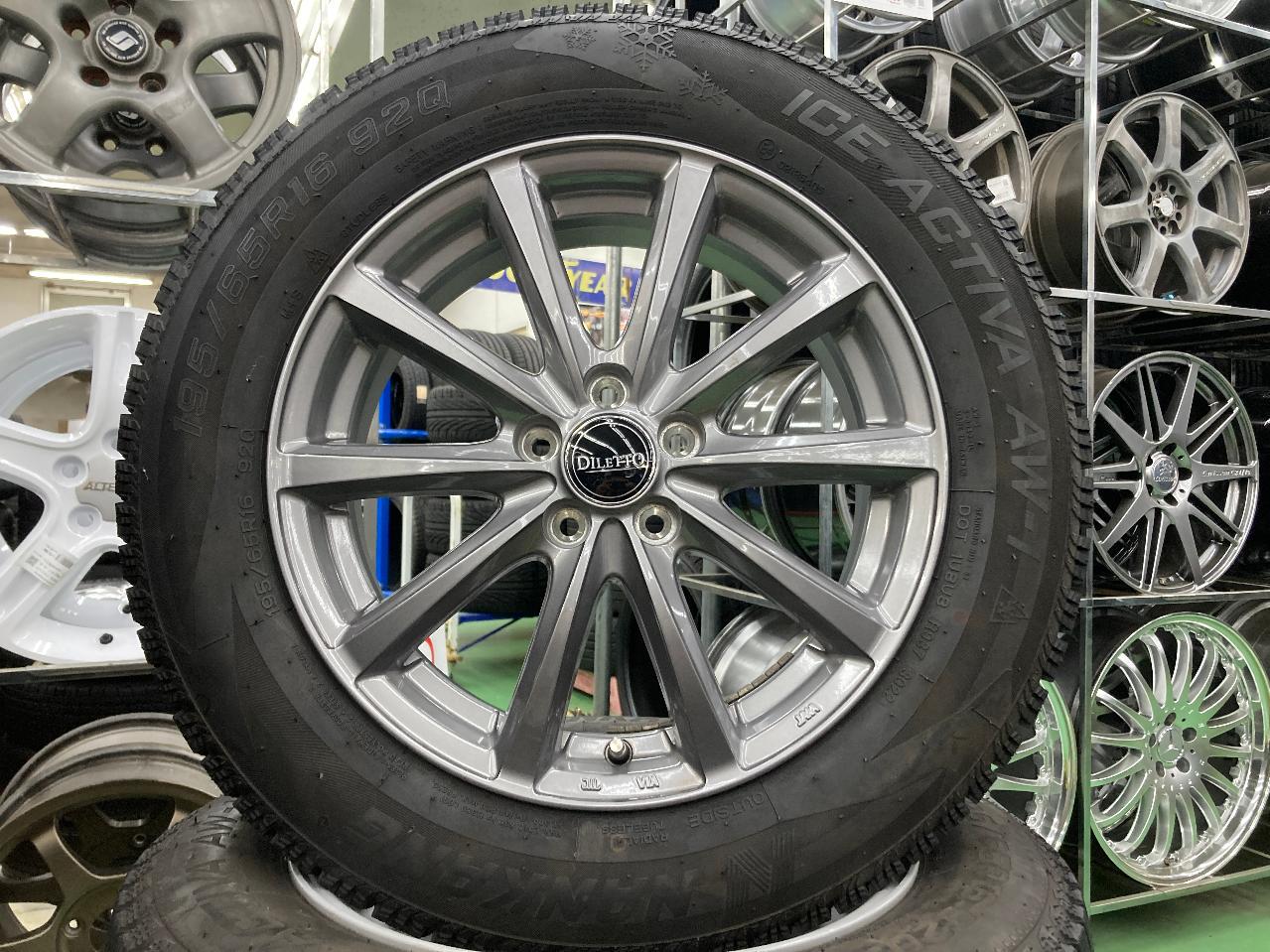DILETTO Spoke wheels + NANKANG ICE ACTIVA AW-1 195 / 65R16