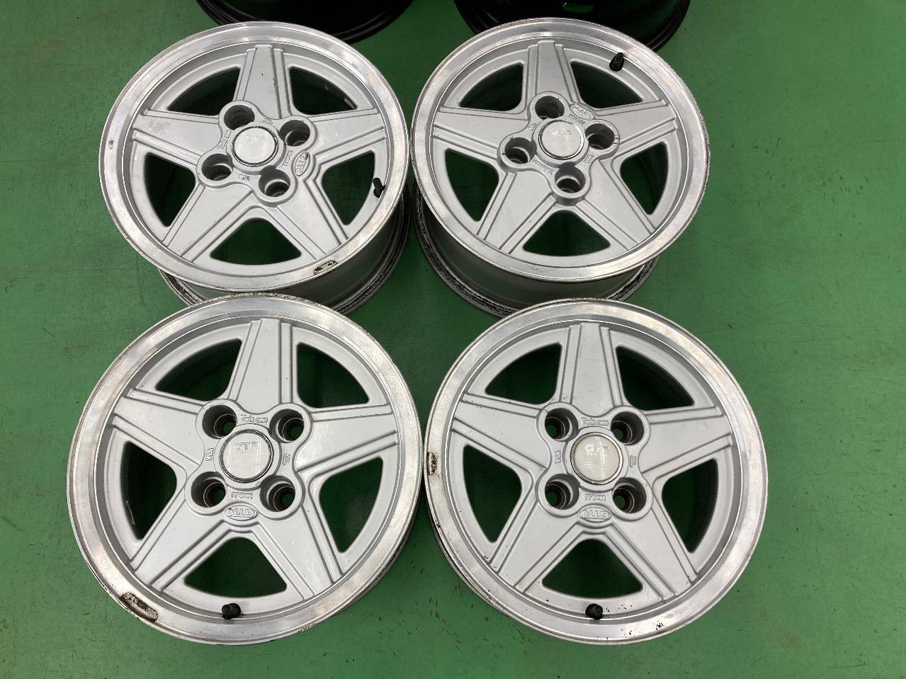 Weds GTR TWIN CAM Star type 5 spoke wheel Wheel only four set