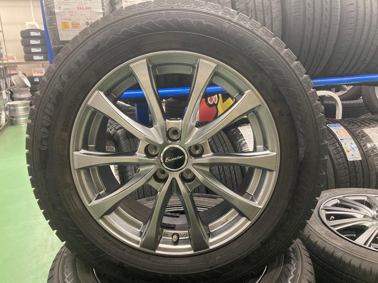 YOKOHAMA STANDARD WHEEL GRASS ZX + YOKOHAMA iceGUARD iG60 205 / 60R16 96Q XL