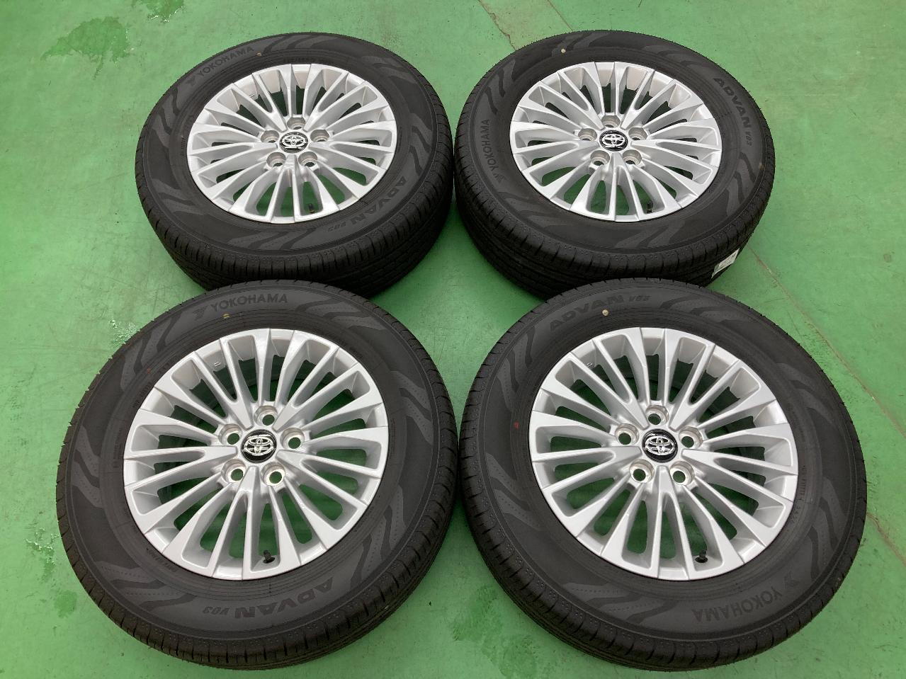 TOYOTA Alphard/40 series X grade genuine wheel + YOKOHAMA ADVAN V03 225 / 65R17 102H