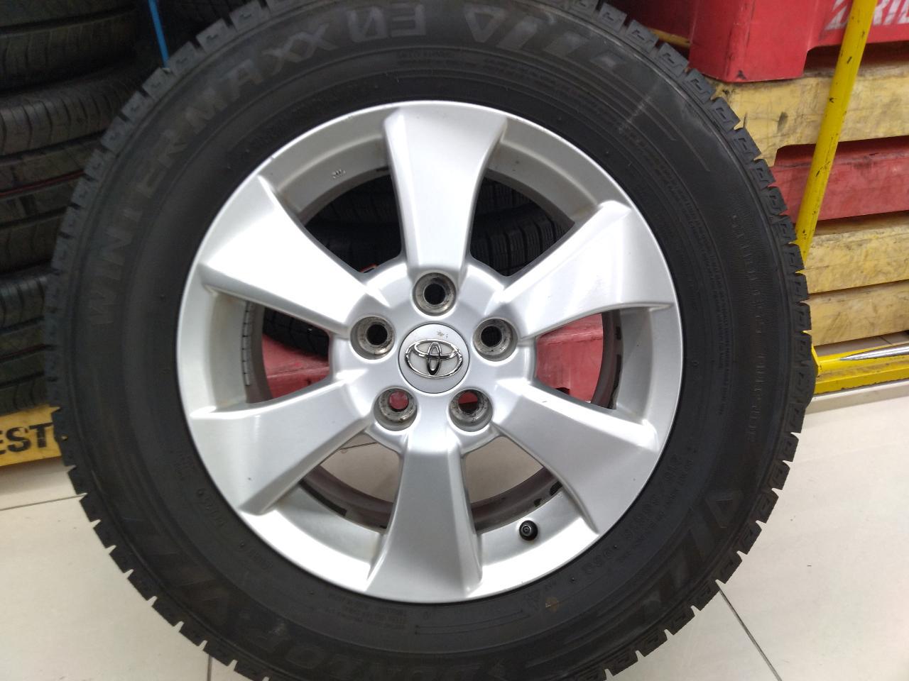 TOYOTA Genuine Alphard/ANH20 series wheels + DUNLOP WINTERMAXX WM03