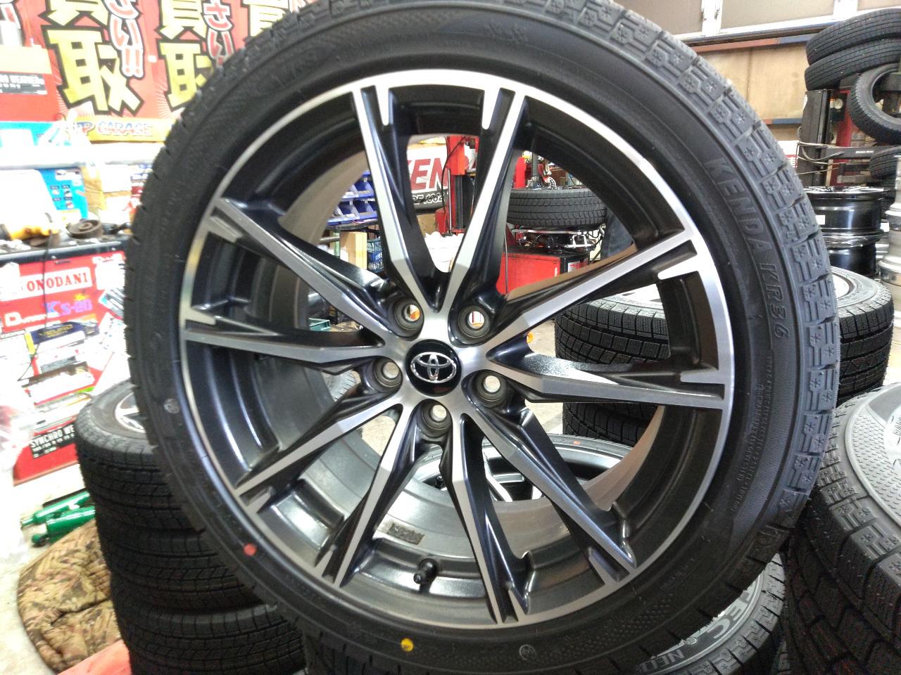 TOYOTA with new tires 86 / ZN 6 late original wheel + KENDA KR36
