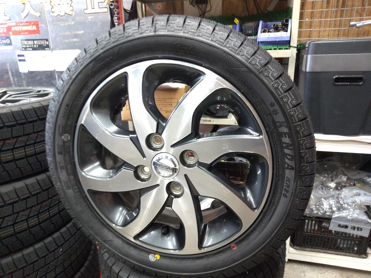NISSAN with new tires Roox Highway Star/ML21S genuine wheels + KENDA KR36
