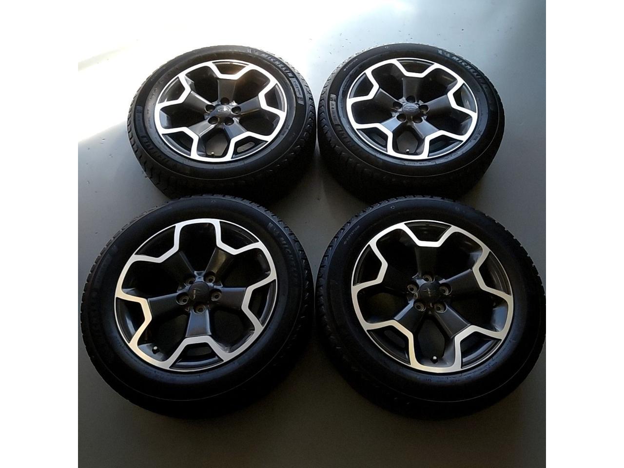 Subaru genuine parts XVGP series genuine wheels + MICHELIN X-ICE SNOW