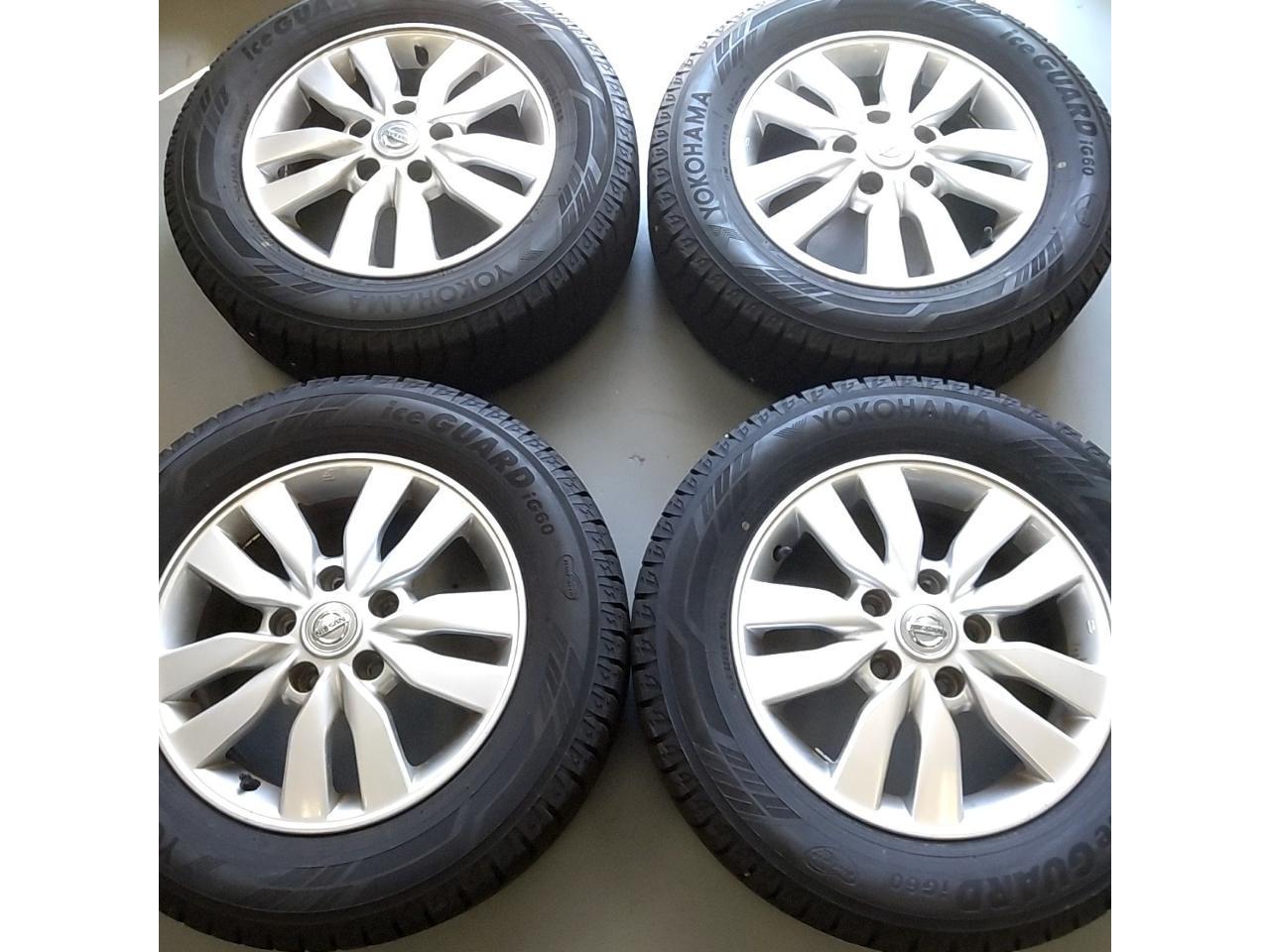 Genuine Nissan parts NISSAN C26 Serena genuine wheels + YOKOHAMA ice GUARD iG60