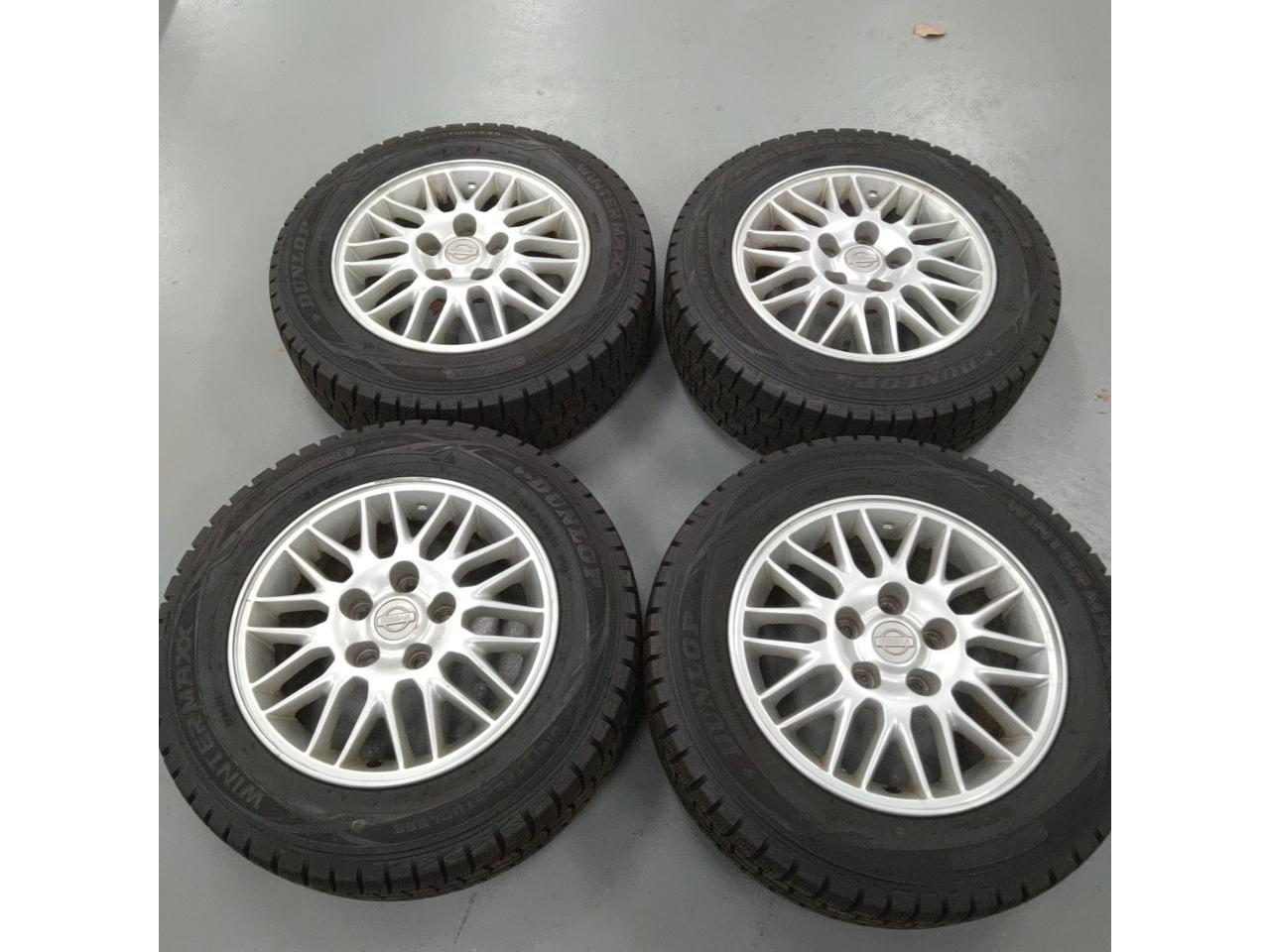 Nissan original Silvia S15 SPEC-S genuine wheels + DUNLOP WINTER MAXX WM01