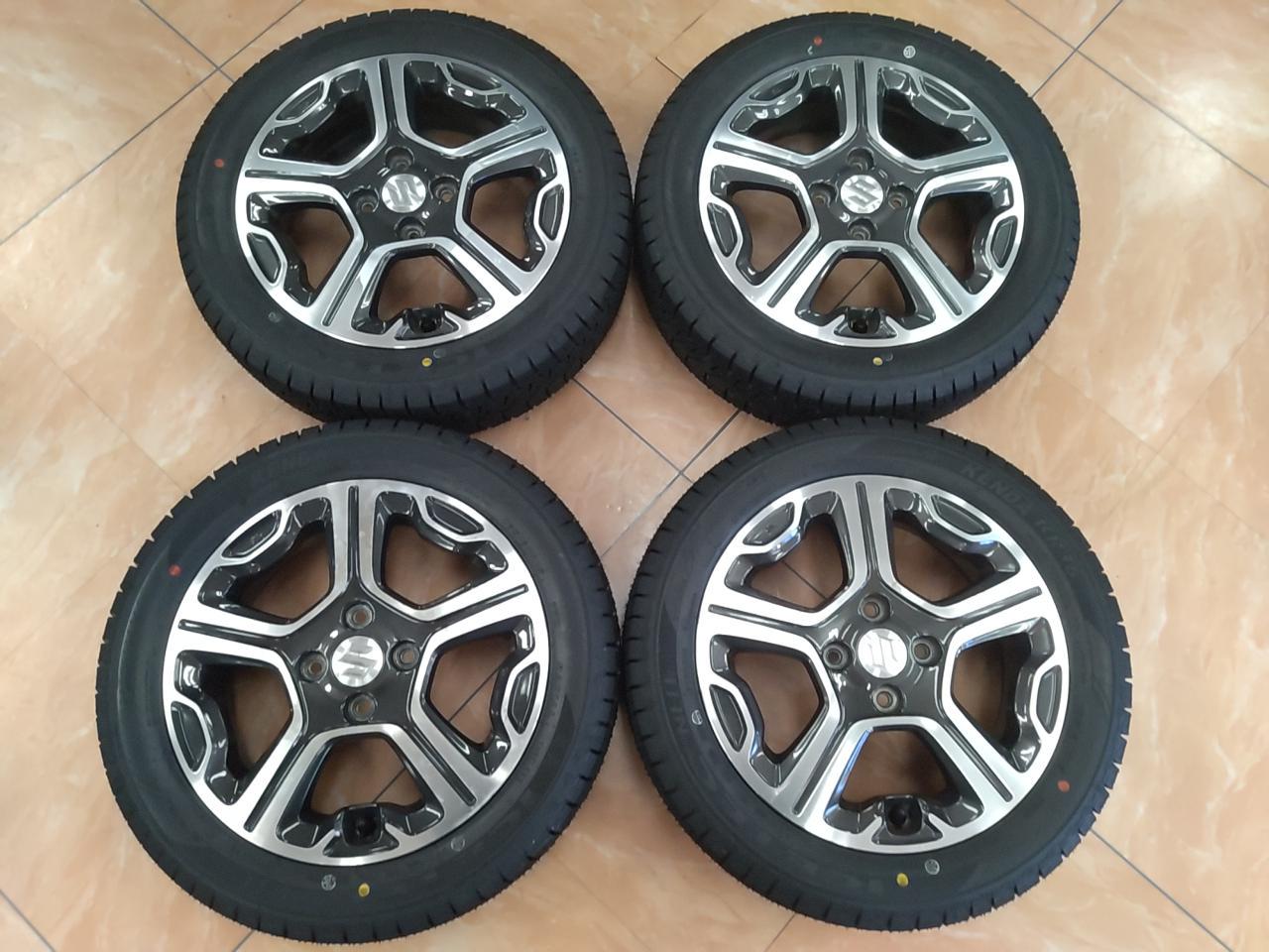 great tire new article set SUZUKI MR31S Hustler genuine wheels + KENDA KENDA KR36 165 / 60R15 77Q