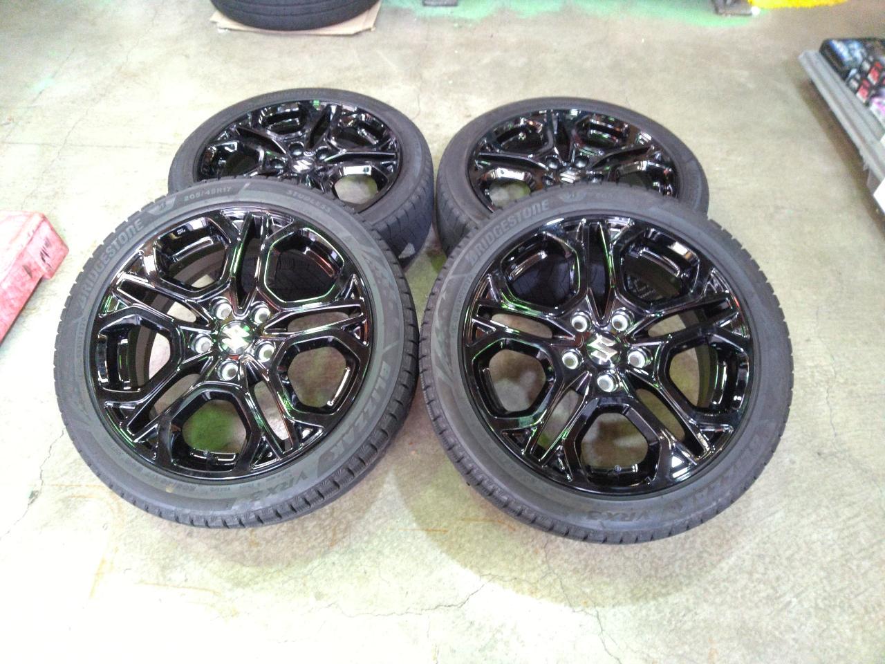 SUZUKI Swift Sports / ZC 33 Final Edition Genuine Wheel + BRIDGESTONE BLIZZAK VRX3