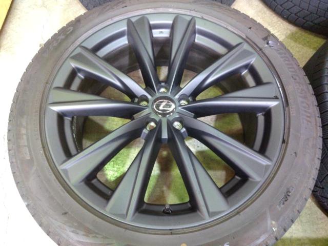 LEXUS RX500H F SPORT 純正ホイール + BRIDGESTONE BLIZZAK VRX3