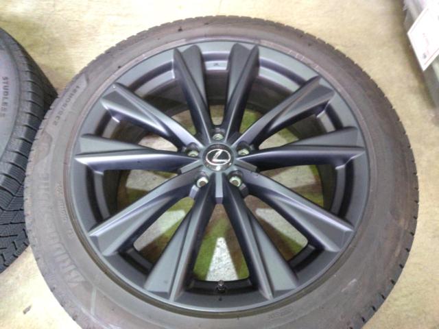 LEXUS RX500H F SPORT 純正ホイール + BRIDGESTONE BLIZZAK VRX3