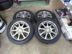 ★新品スタッドレスタイヤ付きセット!!!D.O.S. Modicaホイール+GOODYEAR(グッドイヤー) ICE NAVI 8 155/65R14 75Q +