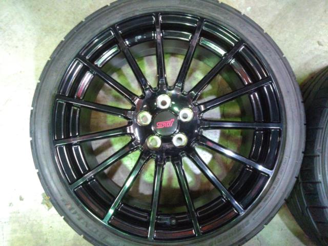 STI SPORTS 純正オプションホイール   + DUNLOP(ダンロップ) DUNLOP DIREZZA DZ101 215/40R18 4本