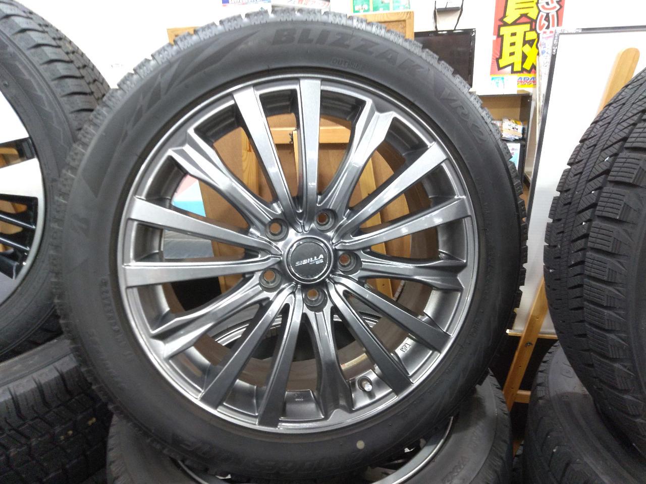 TOPY SIBILLA NEXT WS Alloy Wheels + BRIDGESTONEBLIZZAK VRX2 Levorg/Prius α/Jade etc.