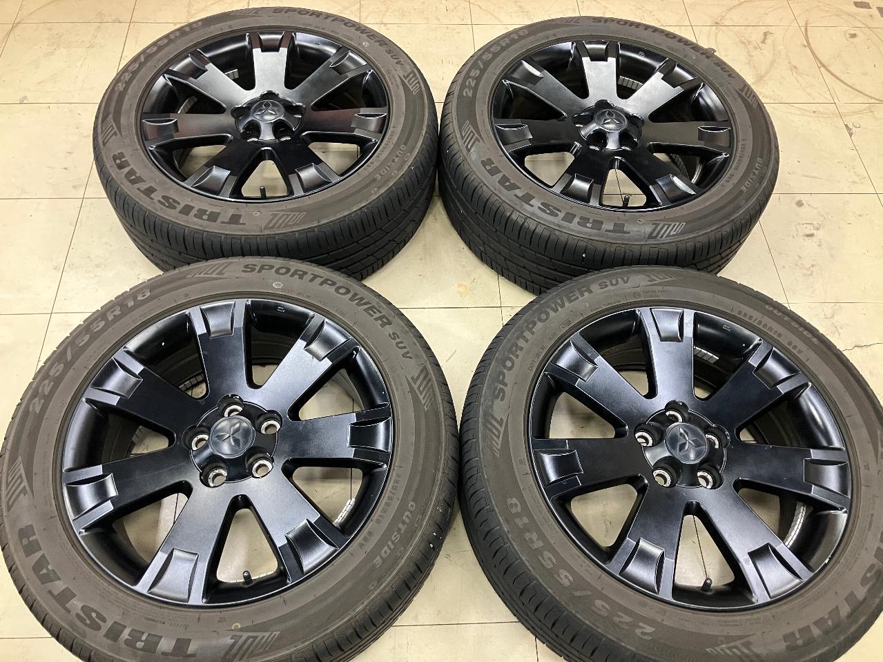 MITSUBISHI genuine Delica D: 5 CHAMONIX Alloy Wheels + TRISTAR SPORTPOWER SUV
