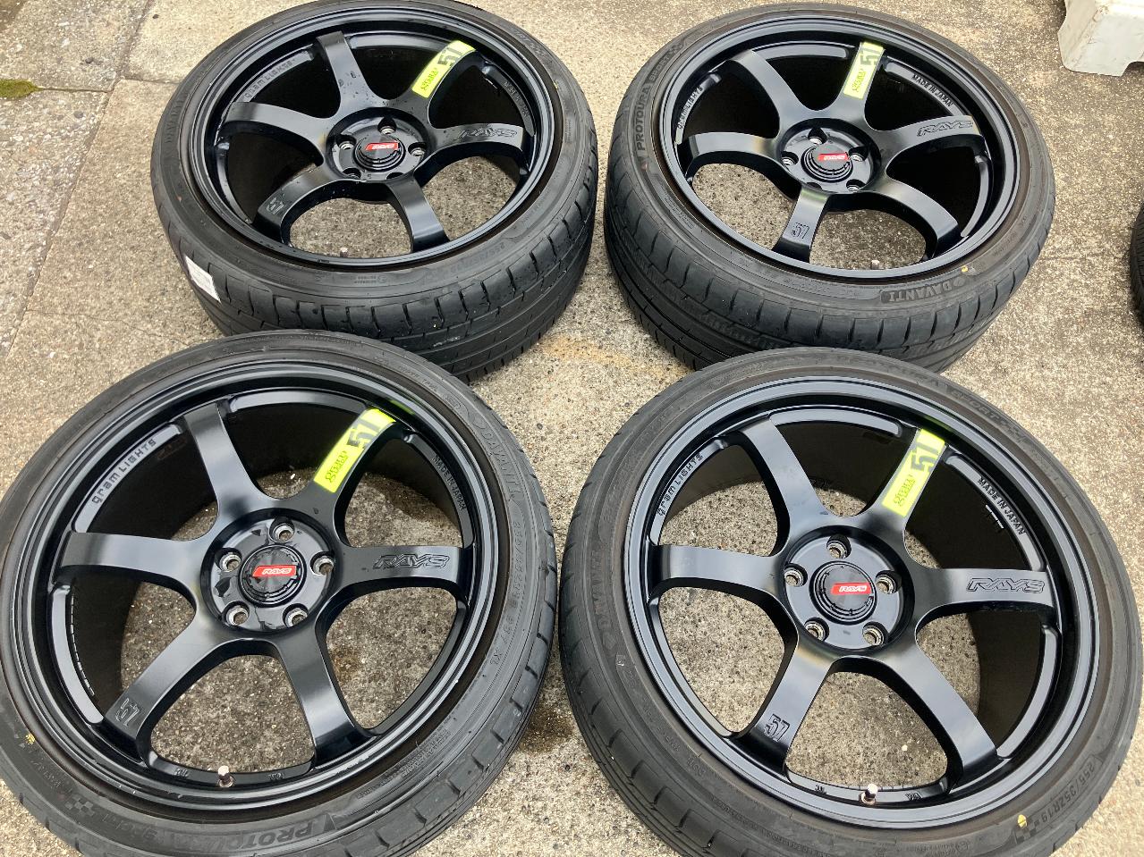 Free try-on available at RAYS GRAM LIGHTS 57DR+DAVANTI PROTOURA SPORTWRX S4 STi VAB / VAG etc.