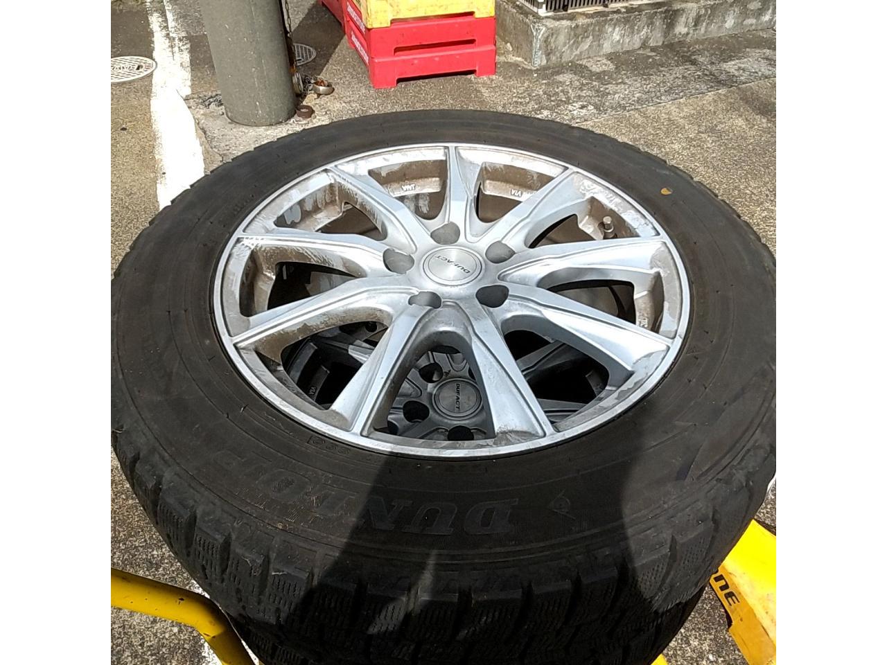 DUNLOP DUFACT Alloy Wheels + DUNLOP WINTERMAXX WM02 For Alphard/Vellfire etc.