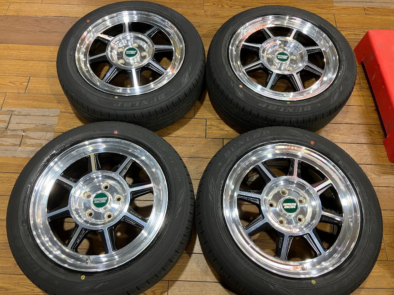 Excellent condition HAYASHI RACING STREET TYPE STF + DUNLOP ENASAVE EC300 90 Series Noah/Voxy/Stepwgn/Serena, etc.