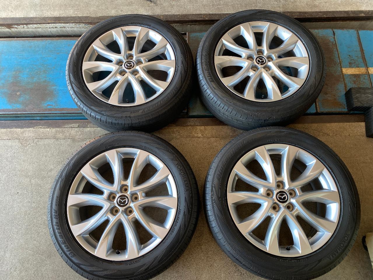Mazda genuine CX-5 / KE system Original wheel + YOKOHAMA BluEarth-RV RV03