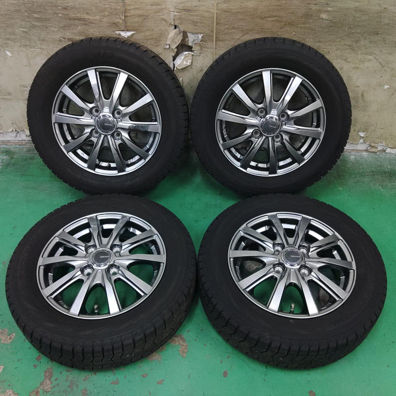 YOKOHAMA GRASS Aluminum wheels + YOKOHAMA ice GUARD iG70