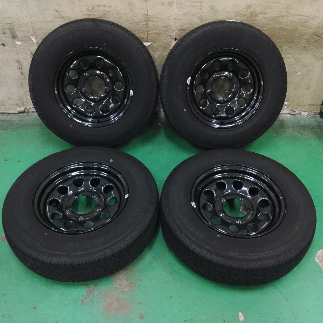 SUZUKI Jimny Sierra Genuine steel wheel + DUNLOP GRANDTREH AT20