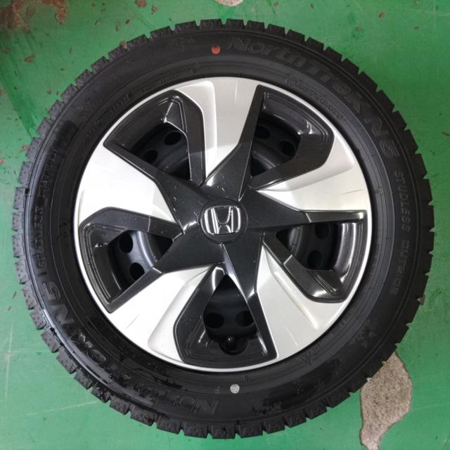 HONDA フィット ハイブリッド純正アルミホイール + AUTOBACS NorthTrek N5