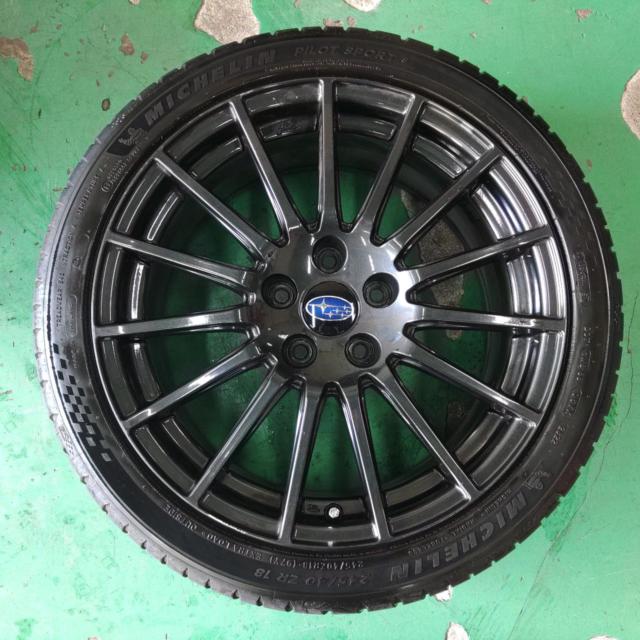 SUBARU WRX S4 VAG STi SPORT# 500台限定カラー + MICHELIN PilotSport 5