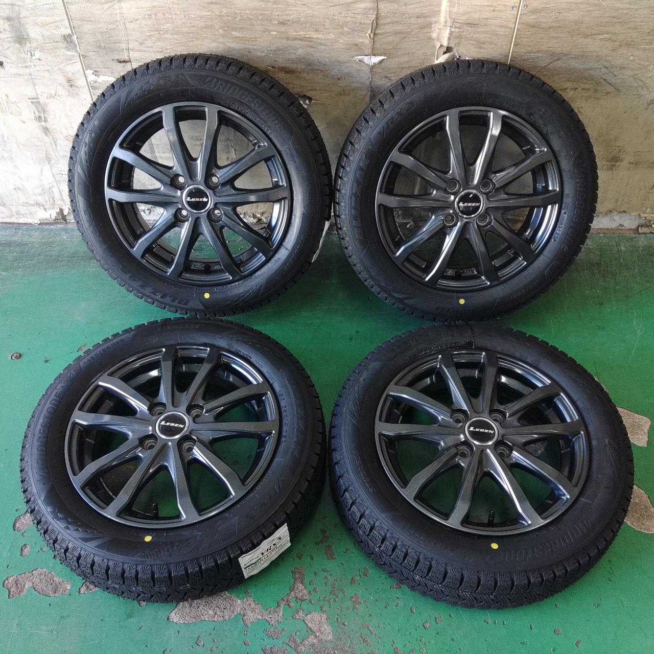 AUTOBACS LEBEN Spoke wheels + BRIDGESTONE BLIZZAK VRX3